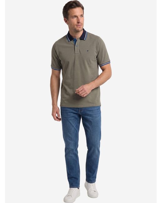Redmond Shirt Basic in Green für Herren