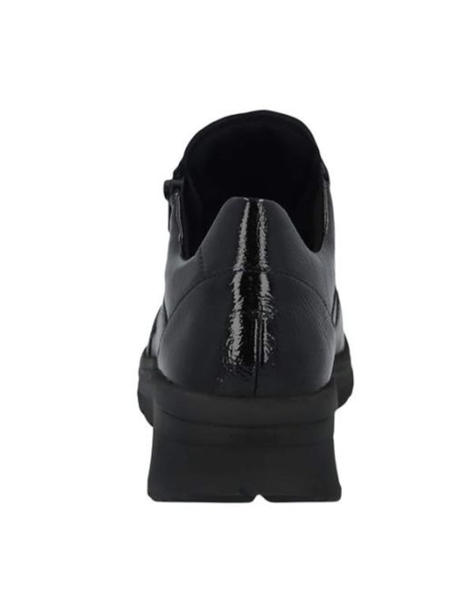 SOLIDUS Black Schnürschuh