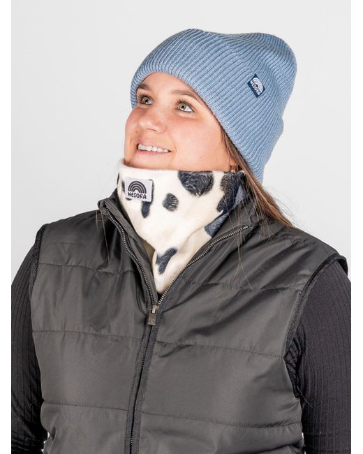 WESORA GmbH Blue Schlauchschal Premium Kunstfell Neckwarmer