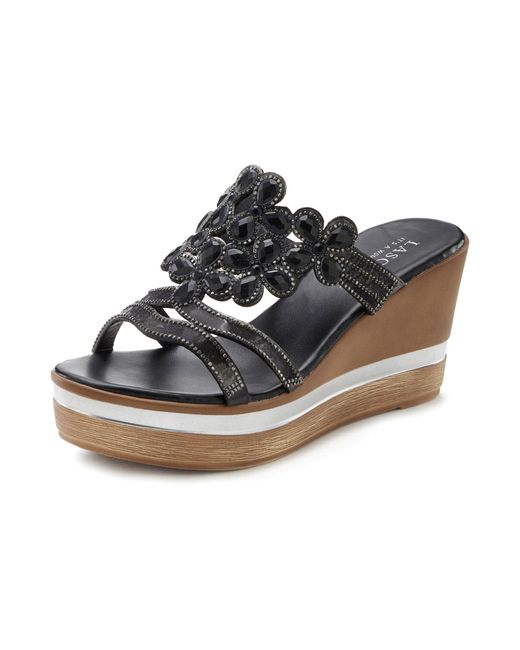 Lascana Black Pantolette