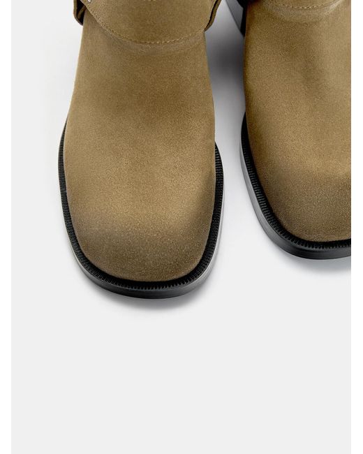 Pull&Bear Green Stiefelette