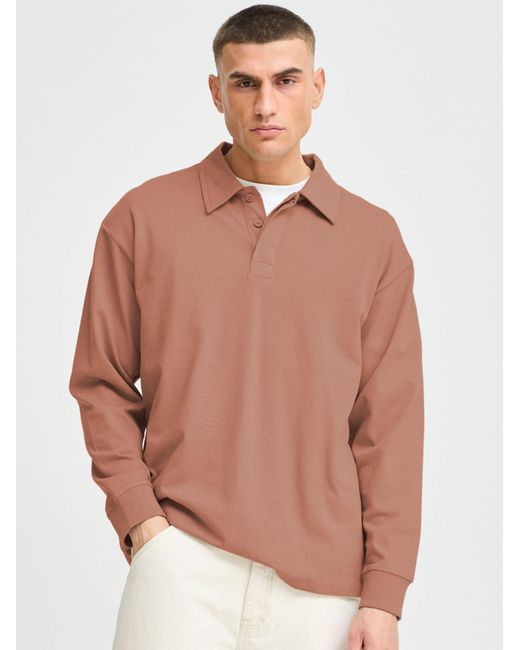 Solid Longpullover Sdorwell in Pink für Herren