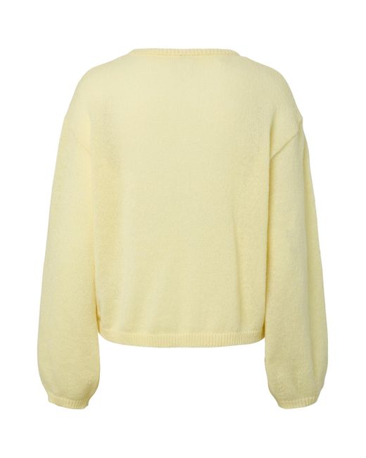 Pieces Yellow Pullover Pcida