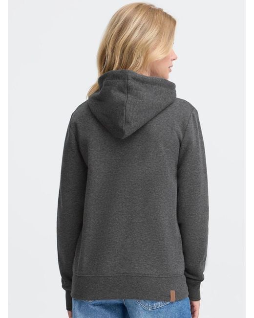 Oxmo Gray Kapuzensweatjacke Oxmille