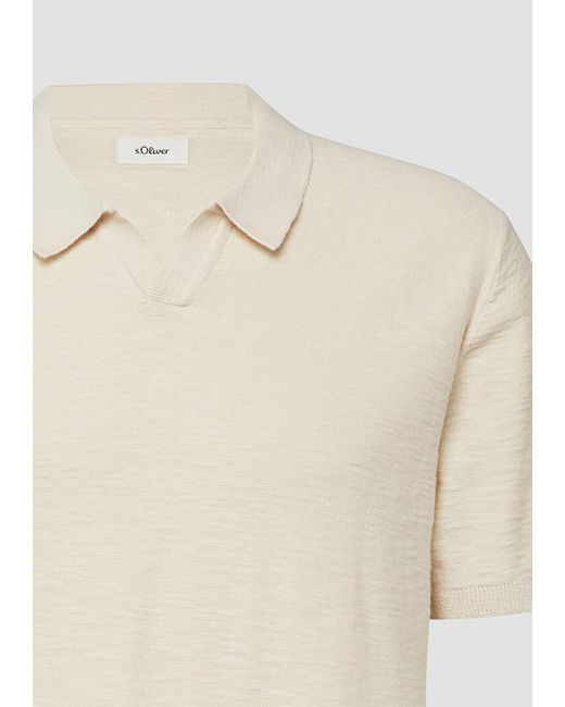 S.oliver Strickpullover in White für Herren
