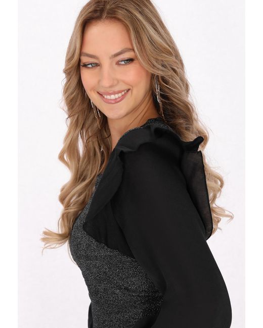 faina Black Pullover
