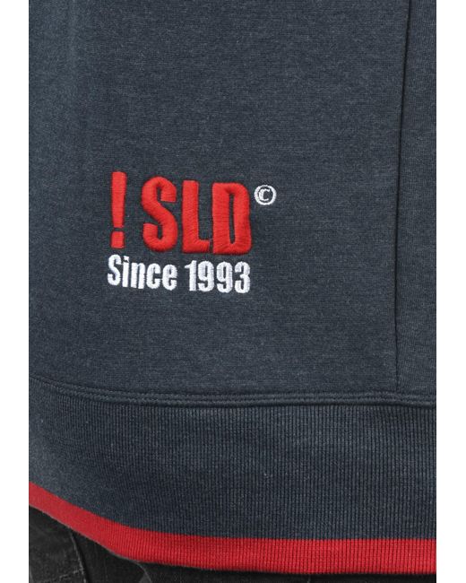 Solid Hoodie 'benjamin hood' in Blue für Herren