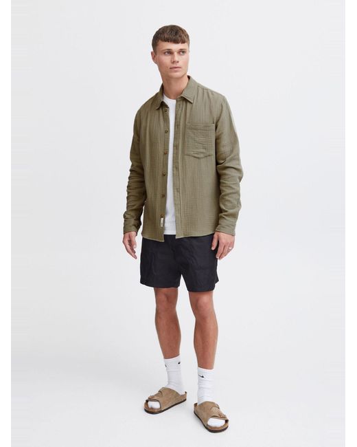 Solid Hemd Diain in Green für Herren