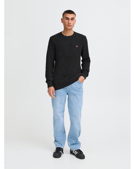 Solid Pullover Sdricky in Black für Herren