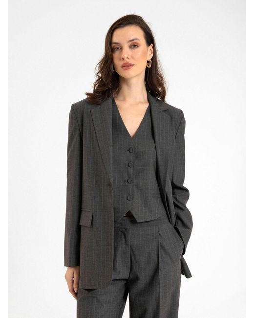 Antioch Gray Blazer 'Adele'