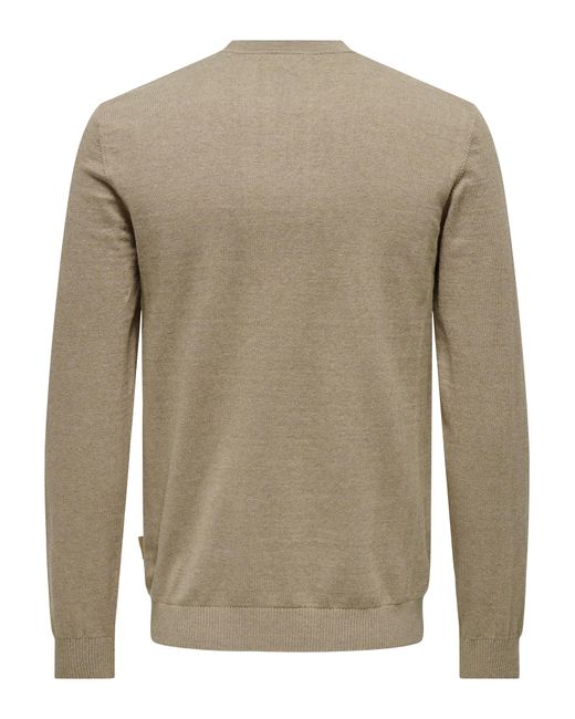 Only & Sons Pullover Onsloui in Gray für Herren