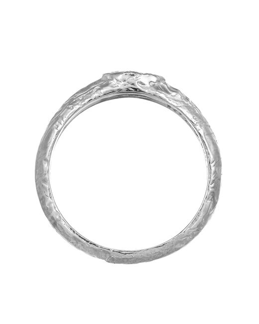 Haze & Glory Ring in White für Herren