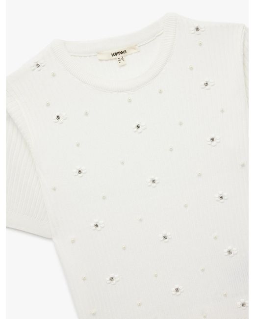 Koton White Pullover