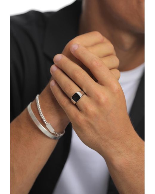 Kuzzoi Siegelring in Multicolor für Herren