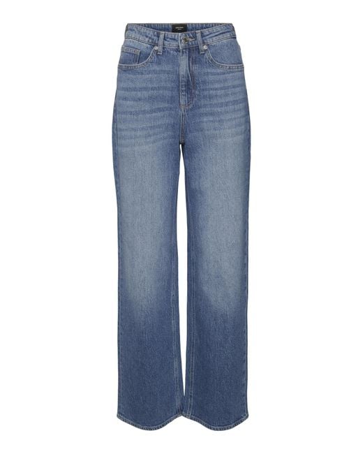 Vero Moda Blue Regular-fit-Jeans Tessa (1-tlg) Plain/ohne Details