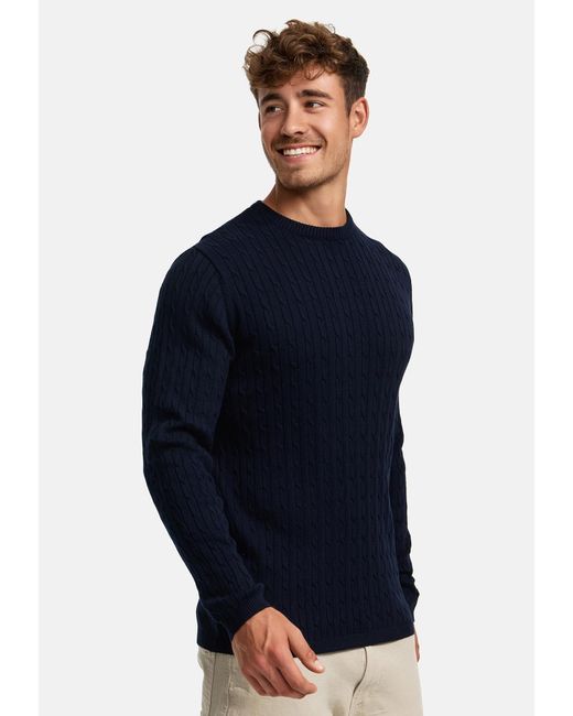 Kronstadt Pullover Cable in Blue für Herren