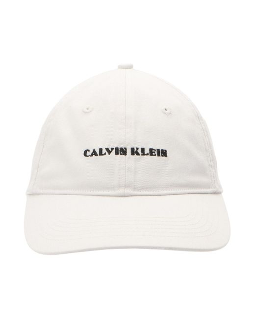 Calvin Klein Cap Embroidered Graphic Logo in White für Herren