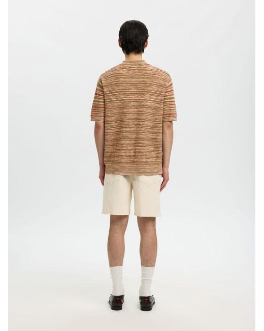 SELECTED Pullover in Natural für Herren