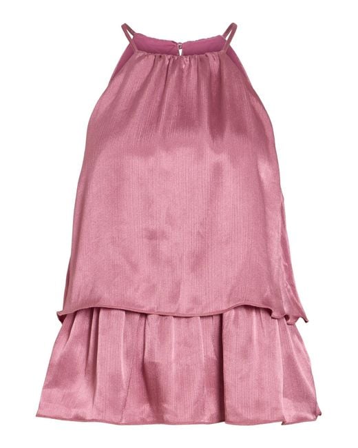 Vila Pink Top Vimine