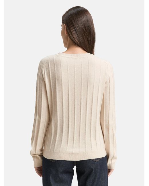 Tom Tailor White Pullover