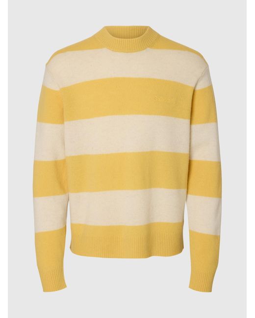 SELECTED Pullover in Yellow für Herren