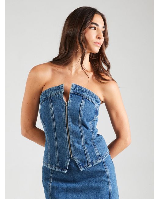 MYLAVIE by Sarah Harrison Blue Top