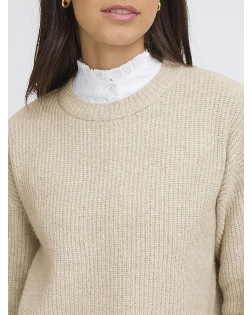 Oxmo White Strickpullover