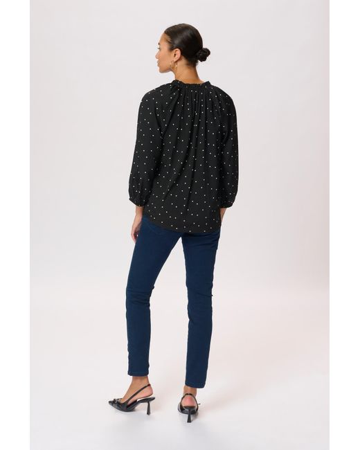 Kaffe Black Bluse Kasandy