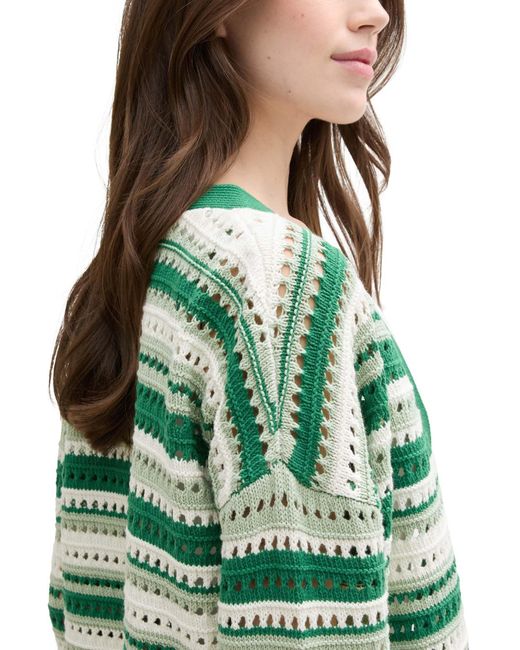 Tom Tailor Green Strickjacke