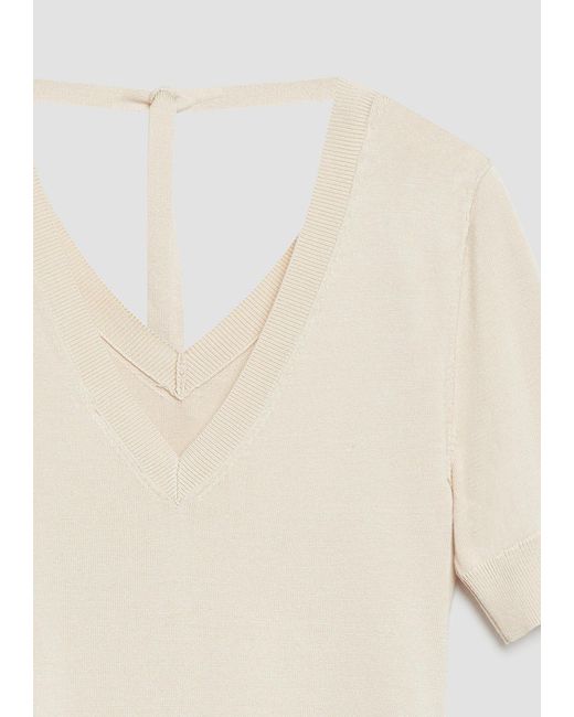 Comma, White Pullover