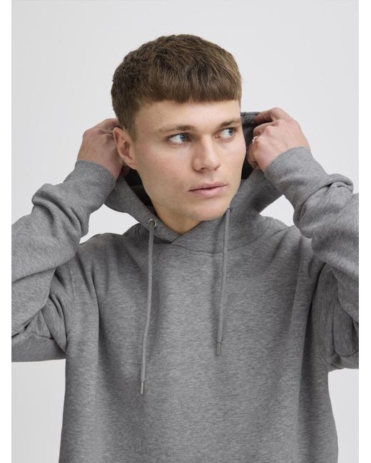 Solid Sweatshirt 'lenz' in Gray für Herren