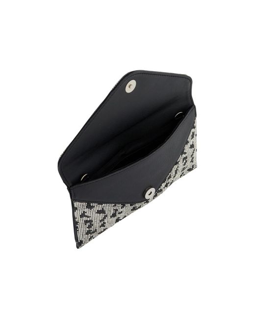 faina Gray Clutch