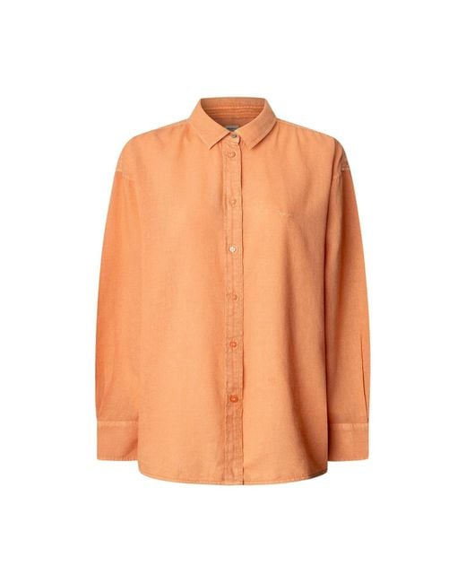 Pepe Jeans Orange Bluse 'Chipper'
