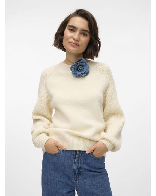 Vero Moda White Pullover Enya