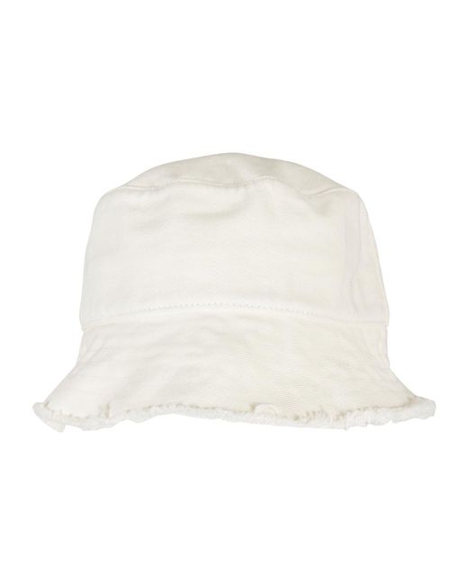 Flexfit Hut Open Edge in White für Herren