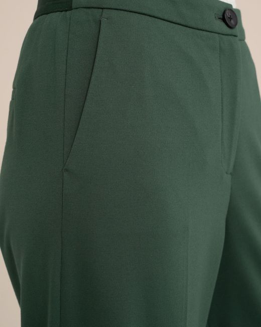 WE Fashion Green Bügelfaltenhose
