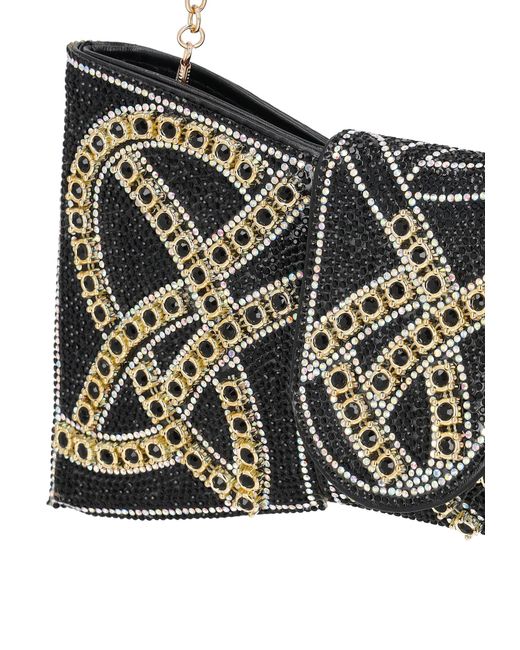 faina Black Clutch