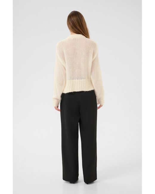 Karen By Simonsen White Strickjacke 'Ulla'