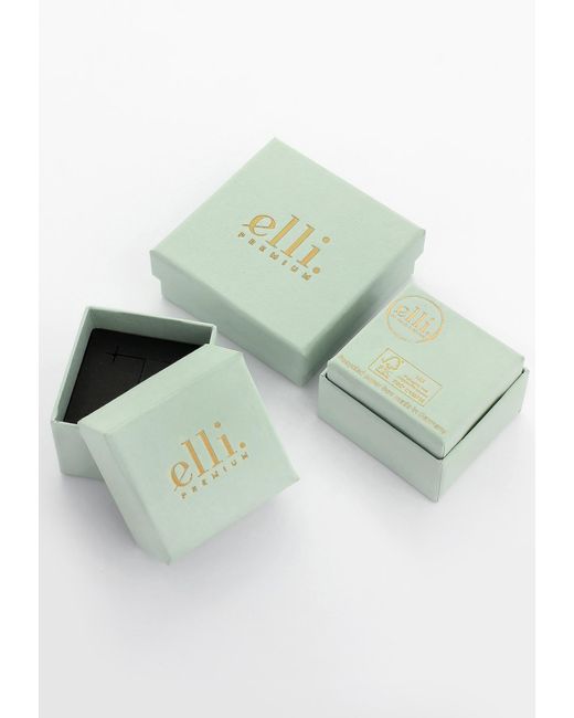 Elli Premium Metallic Ring Chunky Organic