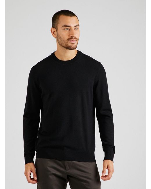 NN07 Pullover Ted in Black für Herren