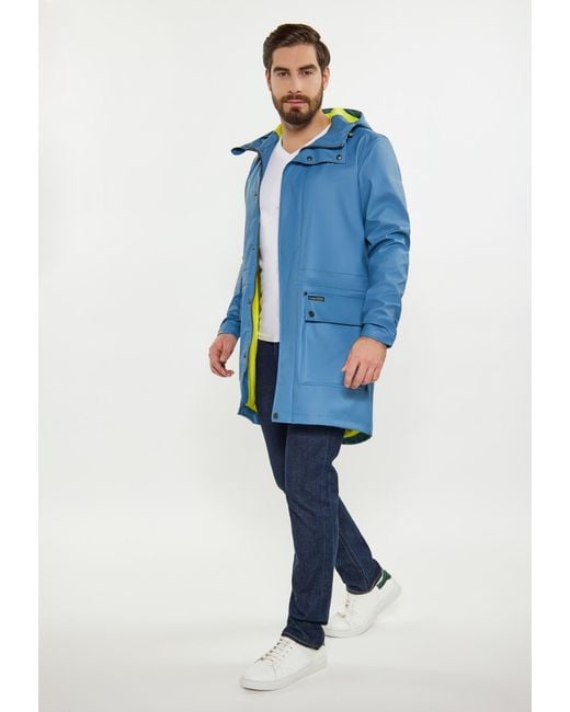 Schmuddelwedda Regenmantel in Blue für Herren