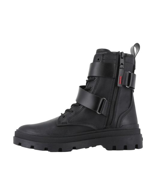 Palladium Black Schnürstiefelette Pallagrade Ranger L