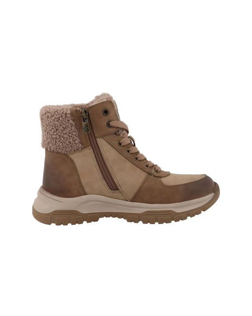 Tom Tailor Brown Schnürstiefelette