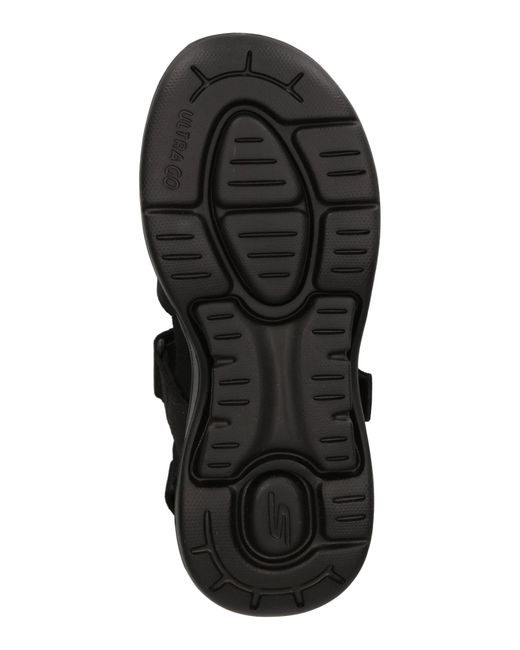 Skechers Black Sandale 'go walk - attract'