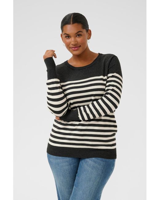 Kaffe Black Pullover Lizzy