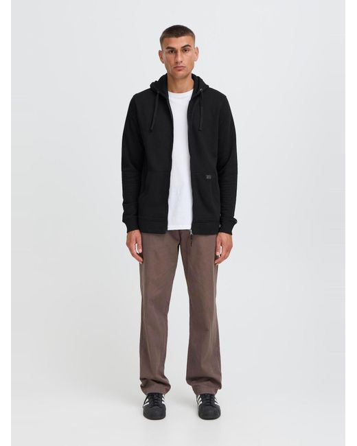 Solid Sweatjacke Sdaupo in Black für Herren