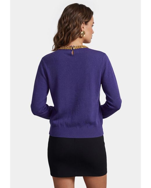 faina Blue Pullover