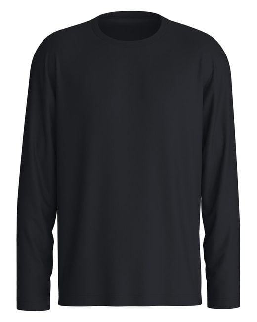 Calida Shirt Remix Basic Sleep in Black für Herren