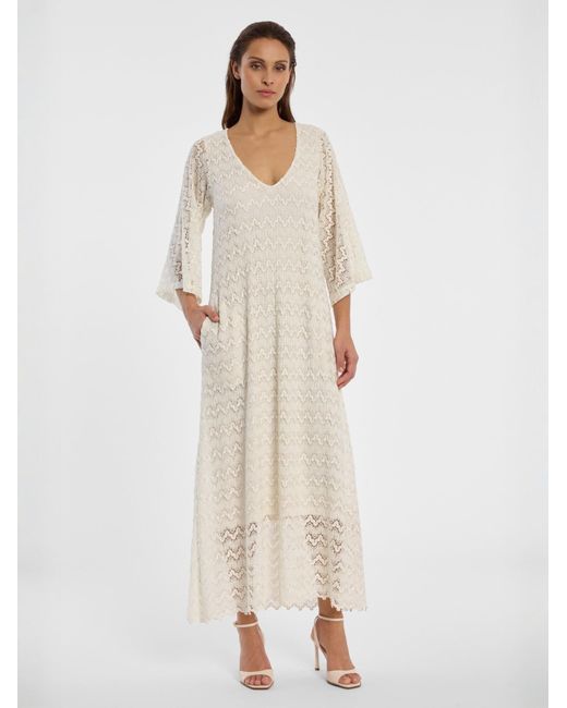 Ana Alcazar White Kleid Dilla