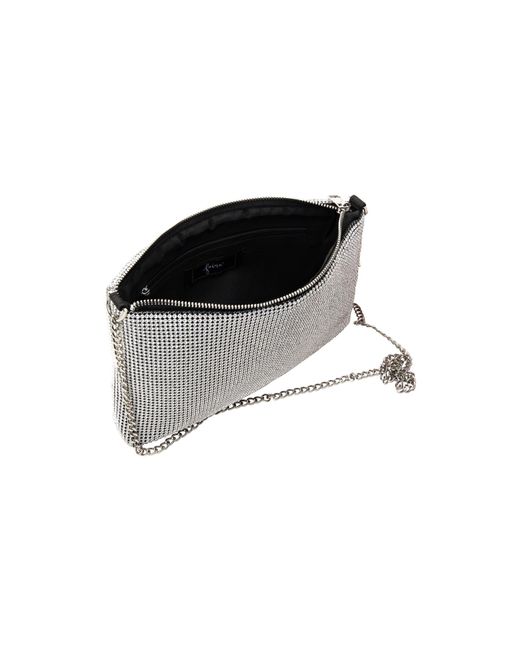 faina Gray Clutch